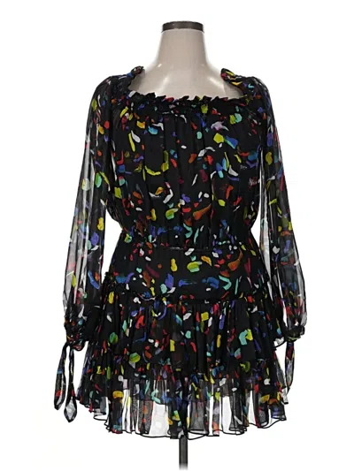 Pre-owned Caroline Constas Cocktail Dress In Black
