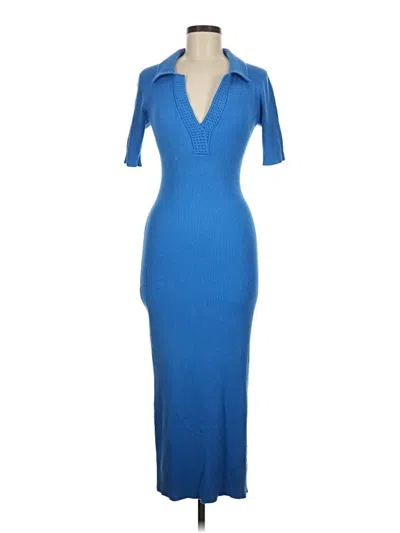 Pre-owned Caroline Constas Cocktail Dress In Blue