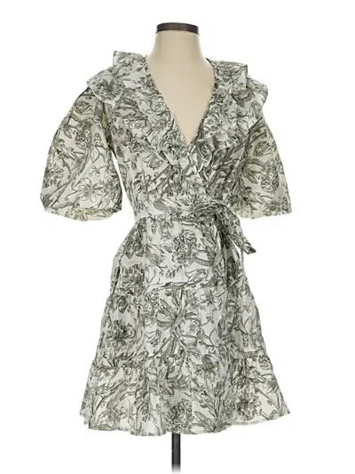 Pre-owned Caroline Constas Cocktail Dress In Gray