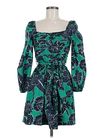 Pre-owned Caroline Constas Cocktail Dress In Green