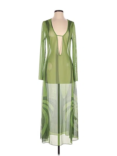 Pre-owned Caroline Constas Cocktail Dress In Green
