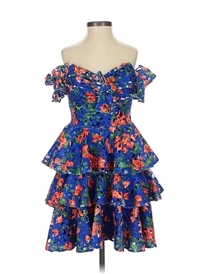 Caroline Constas Cocktail Dress In Multi