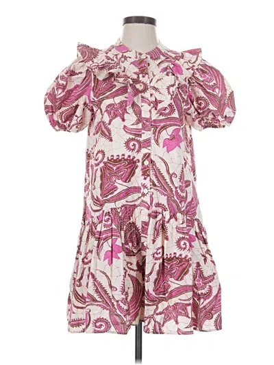 Pre-owned Caroline Constas Cocktail Dress In Pink