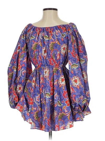 Pre-owned Caroline Constas Cocktail Dress In Purple