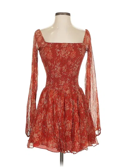 Pre-owned Caroline Constas Cocktail Dress In Red