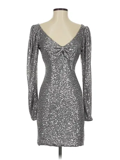 Pre-owned Caroline Constas Cocktail Dress In Silver