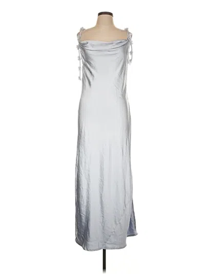 Pre-owned Caroline Constas Cocktail Dress In Silver