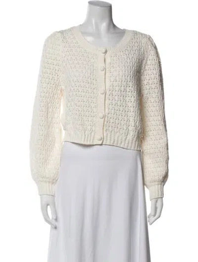 Pre-owned Caroline Constas Crew Neck Sweater In Neutrals