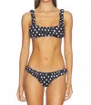 Caroline Constas Dorit Ruched Bikini Top In Multi