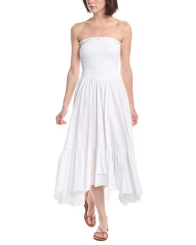 Caroline Constas Emmy Midi Dress In White
