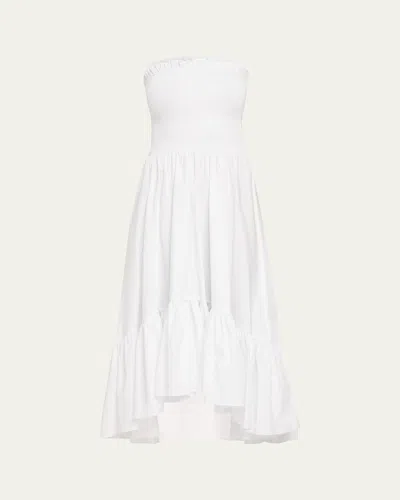 Caroline Constas Emmy Strapless Dress In White