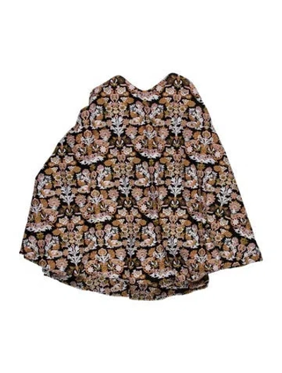 Pre-owned Caroline Constas Floral Print Mini Dress In Multi