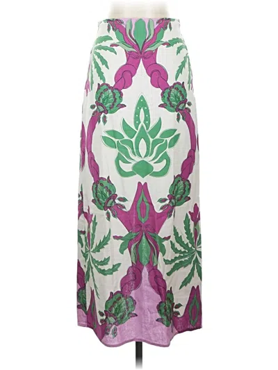 Pre-owned Caroline Constas Formal Skirt In Green