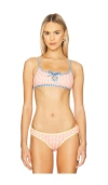 Caroline Constas Gillian Keyhole Bikini Top