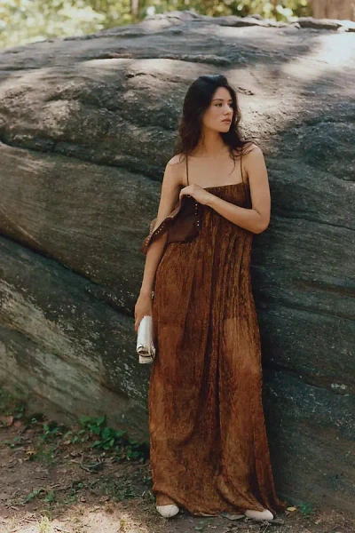 Caroline Constas Gwendolyn Maxi Dress In Pattern
