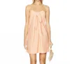 Caroline Constas Kaia Mini Dress In Peach Pink In Pink