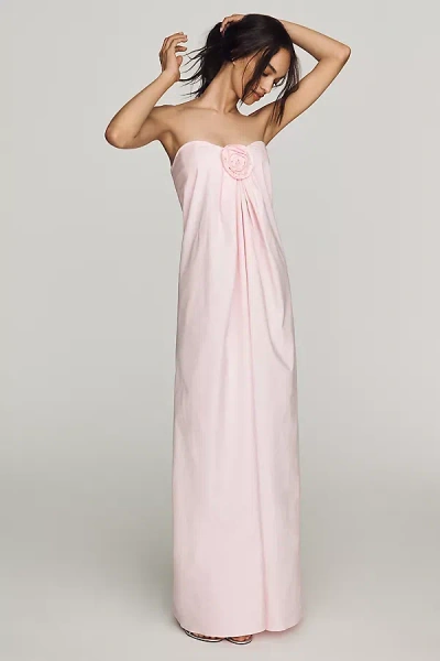 Caroline Constas Kyra Maxi Dress In Pink