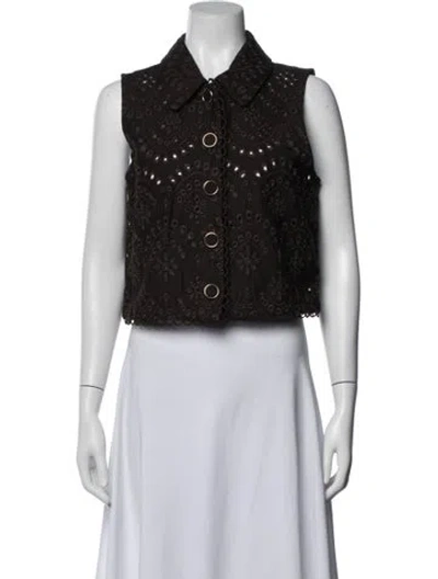 Pre-owned Caroline Constas Lace Pattern Jacket W/ Tags In Multicolor