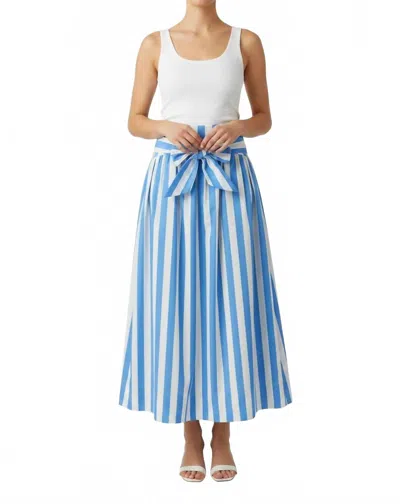 Caroline Constas Layla Midi Skirt In Periwrinkle In Multi
