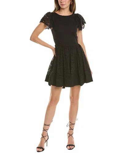 Caroline Constas Marguerite Mini Dress In Black