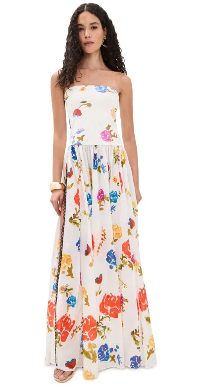 Caroline Constas Marianna Coverup White Multi