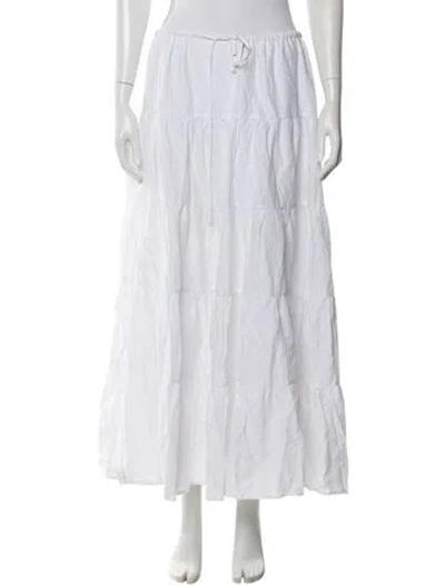 Pre-owned Caroline Constas Midi Length Skirt W/ Tags In White