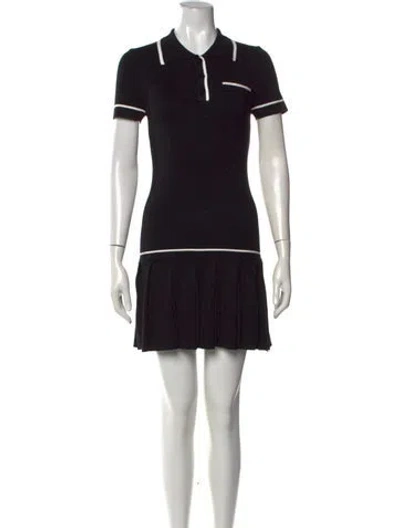 Pre-owned Caroline Constas Mini Dress In Black