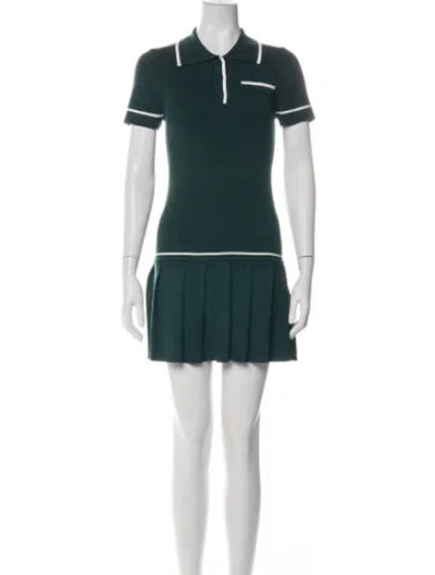 Pre-owned Caroline Constas Mini Dress W/ Tags In Green