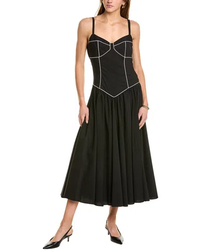 Caroline Constas Orella Maxi Dress In Black