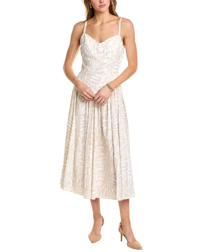 Caroline Constas Orella Maxi Dress In Neutral | ModeSens