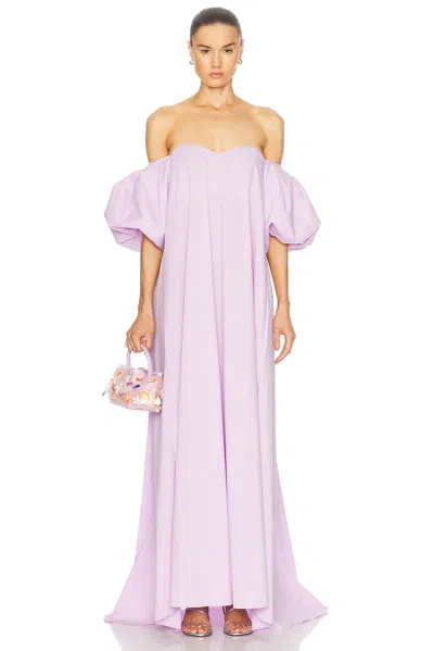 CAROLINE CONSTAS PALMER GOWN