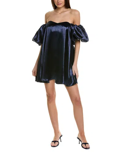 Caroline Constas Palmer Mini Dress In Blue