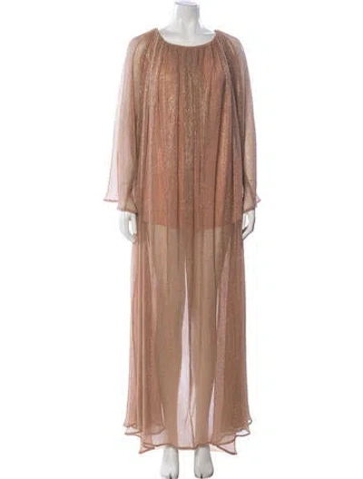Pre-owned Caroline Constas Printed Long Dress