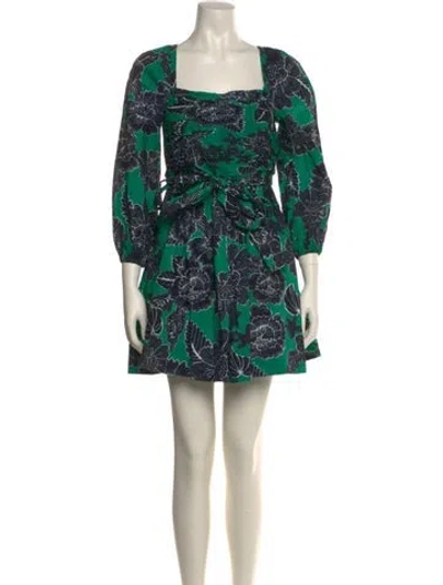 Pre-owned Caroline Constas Printed Mini Dress W/ Tags In Multi