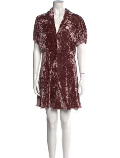 Pre-owned Caroline Constas Printed Mini Dress W/ Tags In Neutral