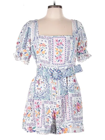 Pre-owned Caroline Constas Romper In Blue