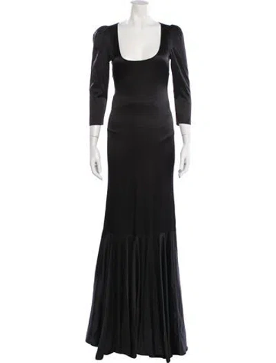 Pre-owned Caroline Constas Silk Long Dress In Multi
