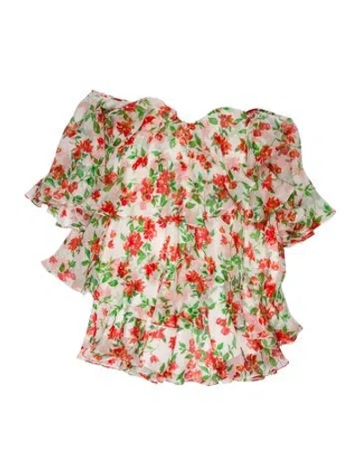 Pre-owned Caroline Constas Silk Mini Dress In Multi