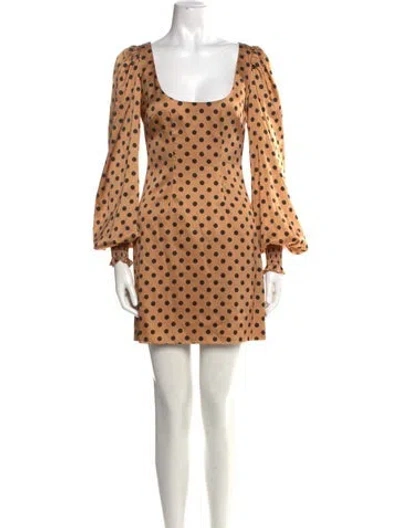 Pre-owned Caroline Constas Silk Mini Dress In Multi