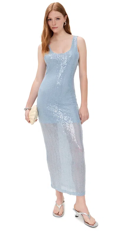 Caroline Constas Stassi Dress Dolphin Blue