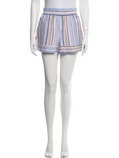 Pre-owned Caroline Constas Striped Mini Shorts In Multi
