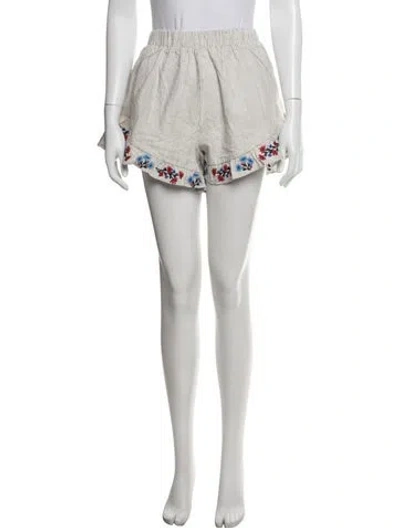 Pre-owned Caroline Constas Striped Mini Shorts W/ Tags In Multicolor