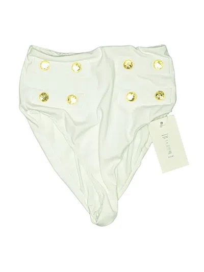 Caroline Constas Swimsuit Bottoms In White