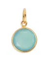 Caroline De Benoist Joe Small Faceted Pendant In Blue