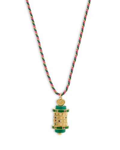 Caroline De Benoist Mot De Passe Thread Necklace, 25.6