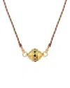 Caroline De Benoist Motee Gourmandise Thread Necklace, 25.6