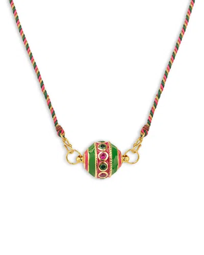 Caroline De Benoist Motee Gourmandise Thread Necklace, 25.6