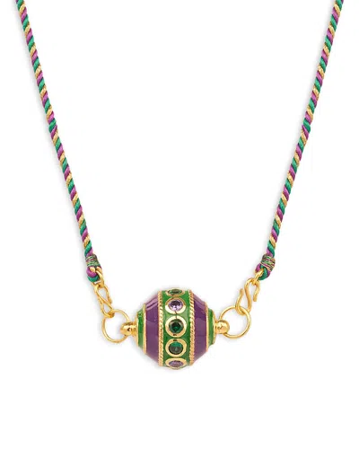 Caroline De Benoist Motee Gourmandise Thread Necklace, 25.6