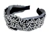 Caroline Hill Haley Headband In Grey In Grey
