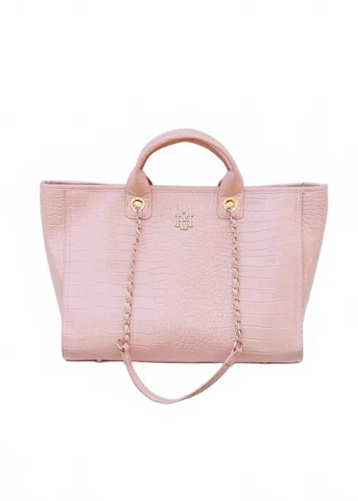 Caroline Hill Missy Tote Bag In Blush In Pink